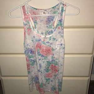 Floral tank top (Razorback) from forever 21